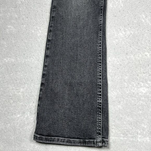 Free People We The Free Jeans Size 28 Black High Rise Straight Leg Inseam 31 in - Picture 3 of 11